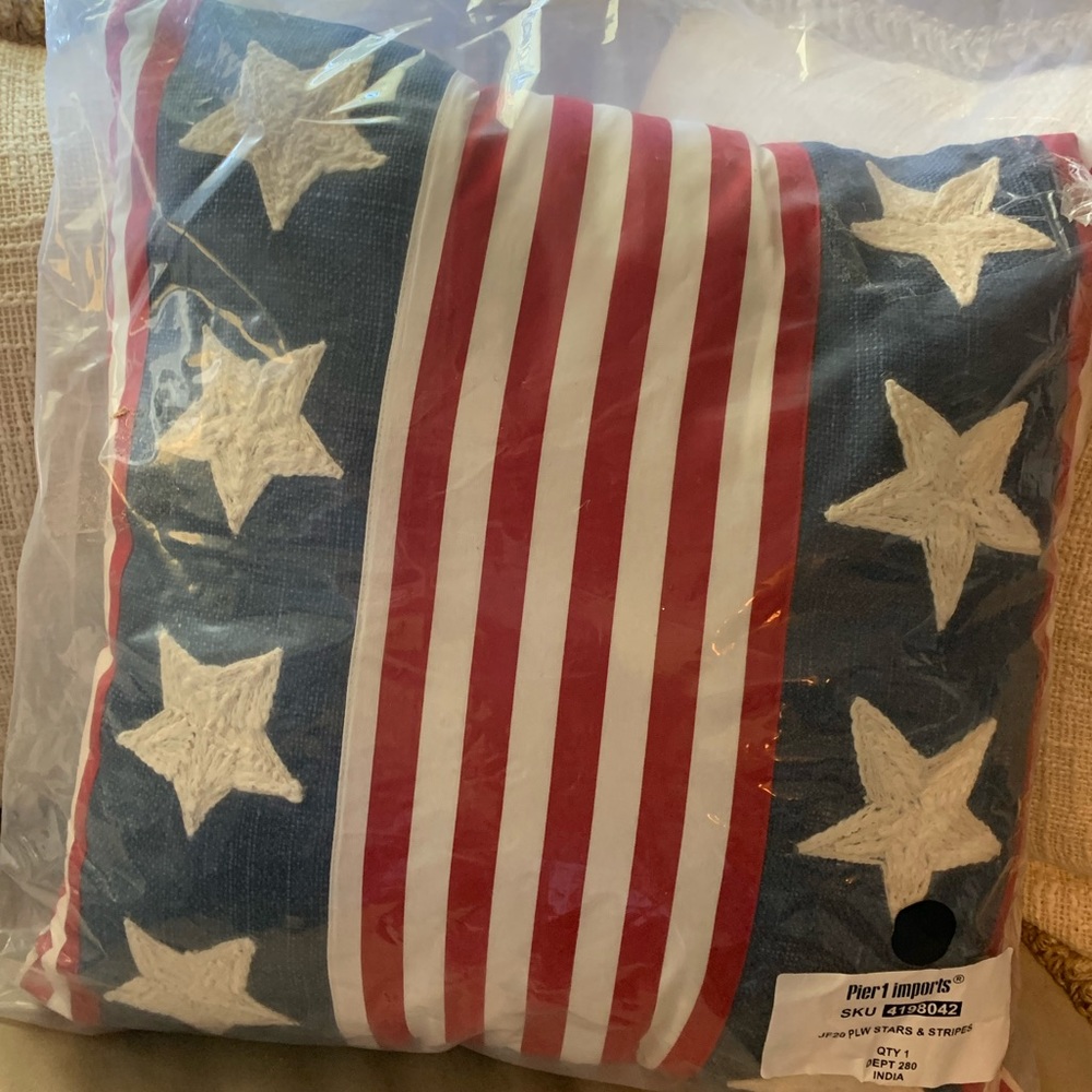 Pier 1 Americana Pillow